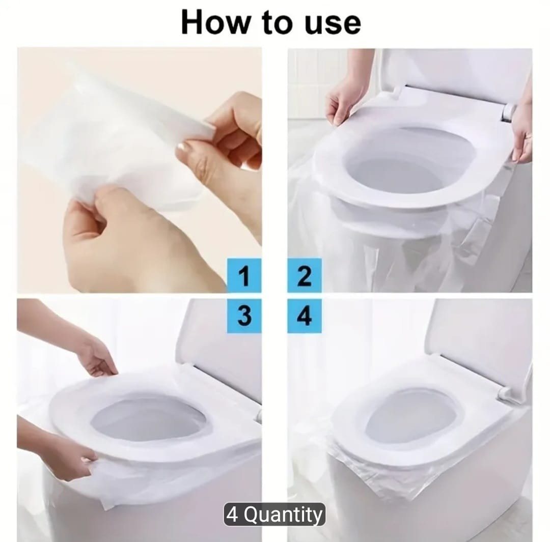 Flushable toilet seat cover